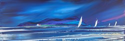 All At Sea by Duncan MacGregor - Original Painting on Board sized 36x12 inches. Available from Whitewall Galleries